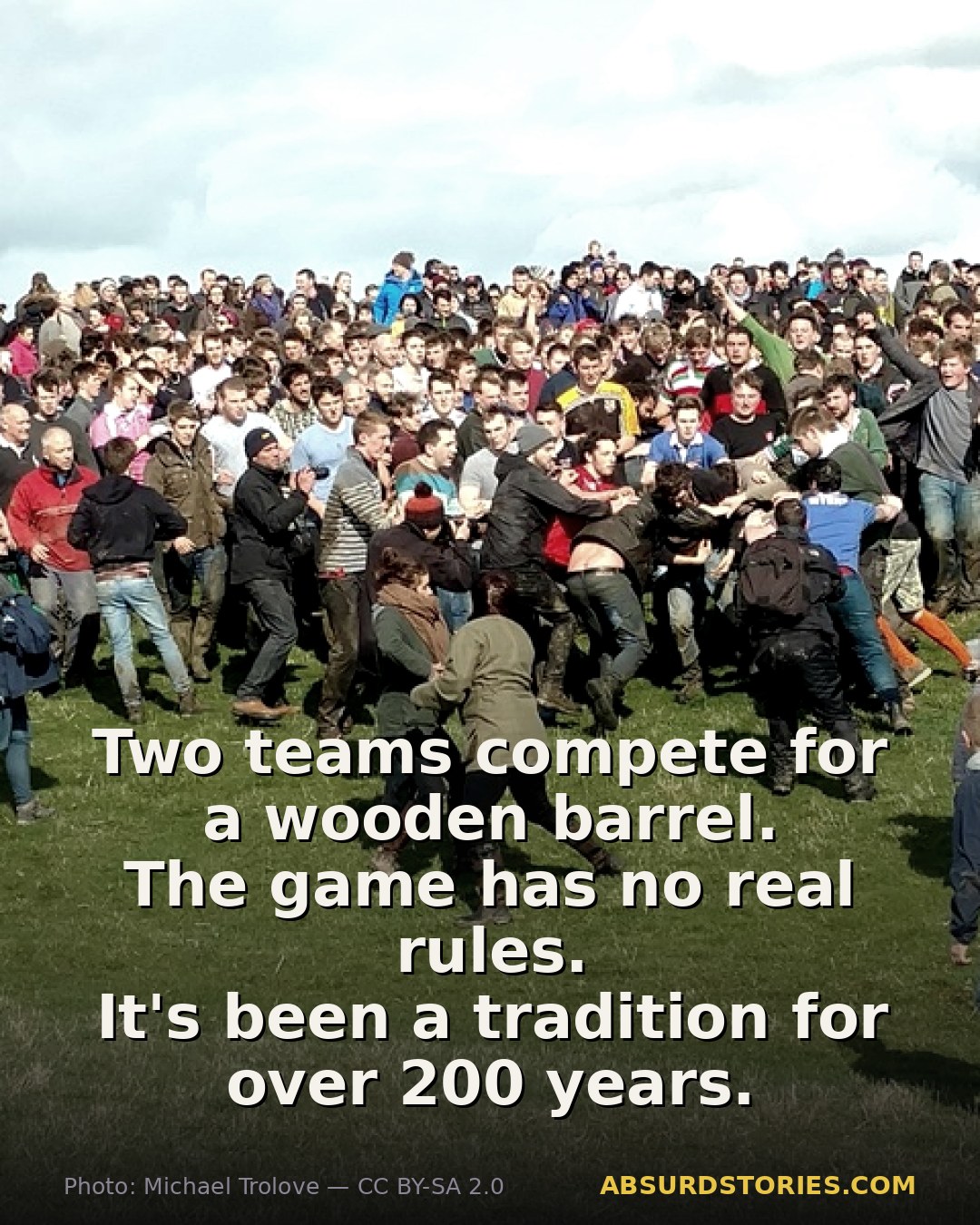The absurd tradition of bottle-kicking in Hallaton