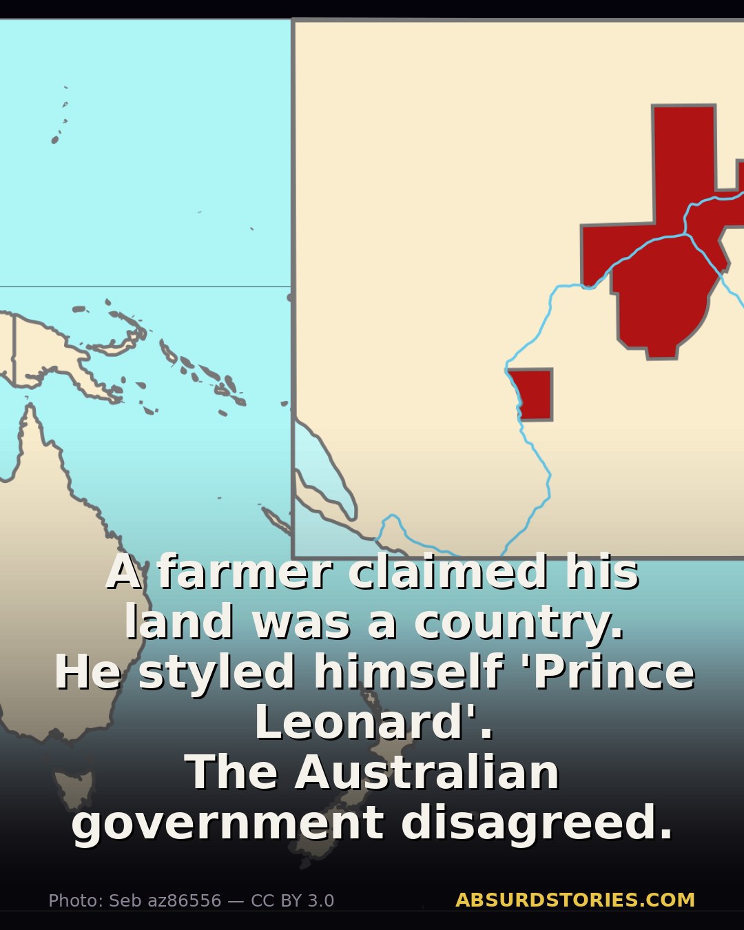 The farmer who declared his land a principality