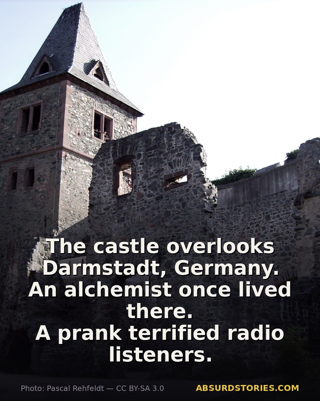 The castle that inspired Frankenstein's monster