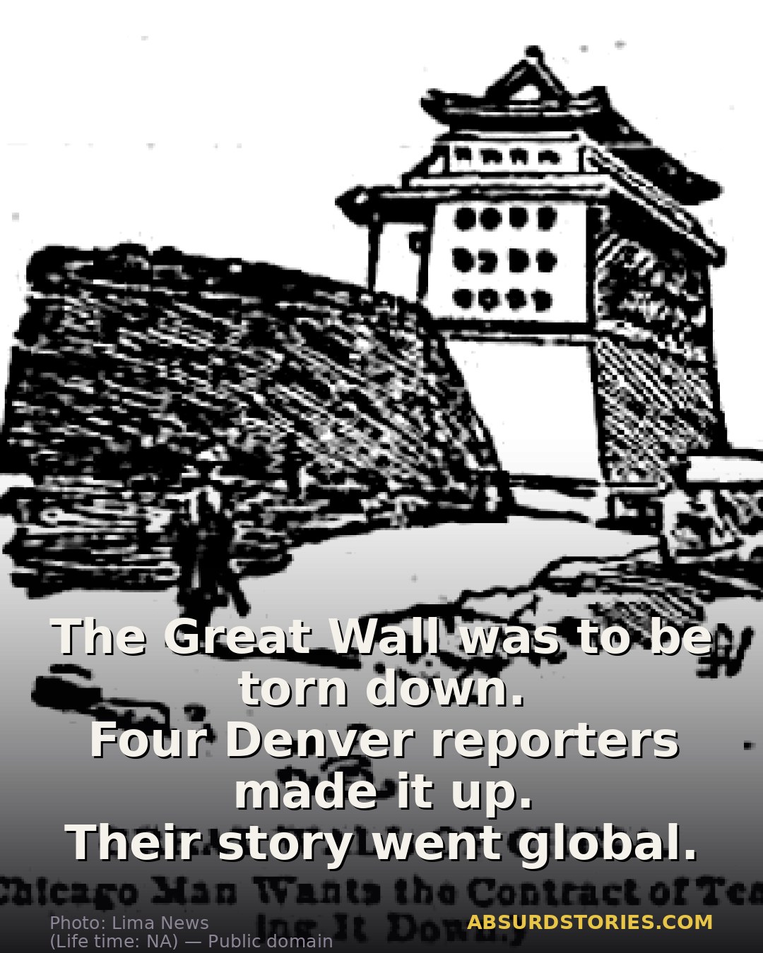 When Denver reporters faked the Great Wall's demise