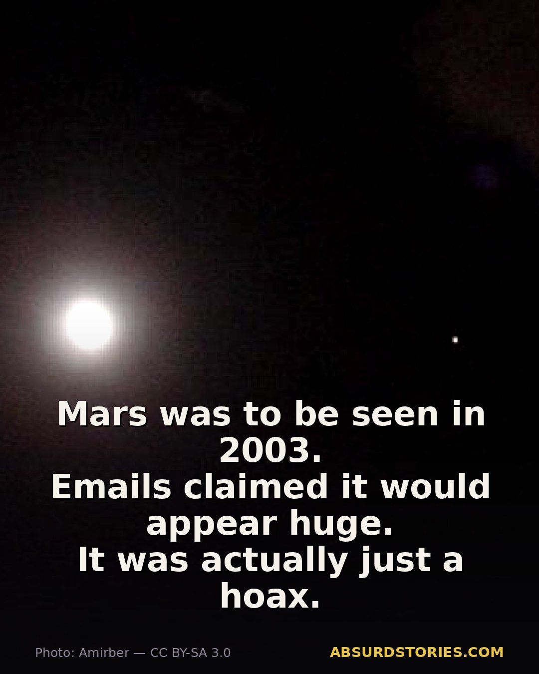 The email that turned Mars into a moon