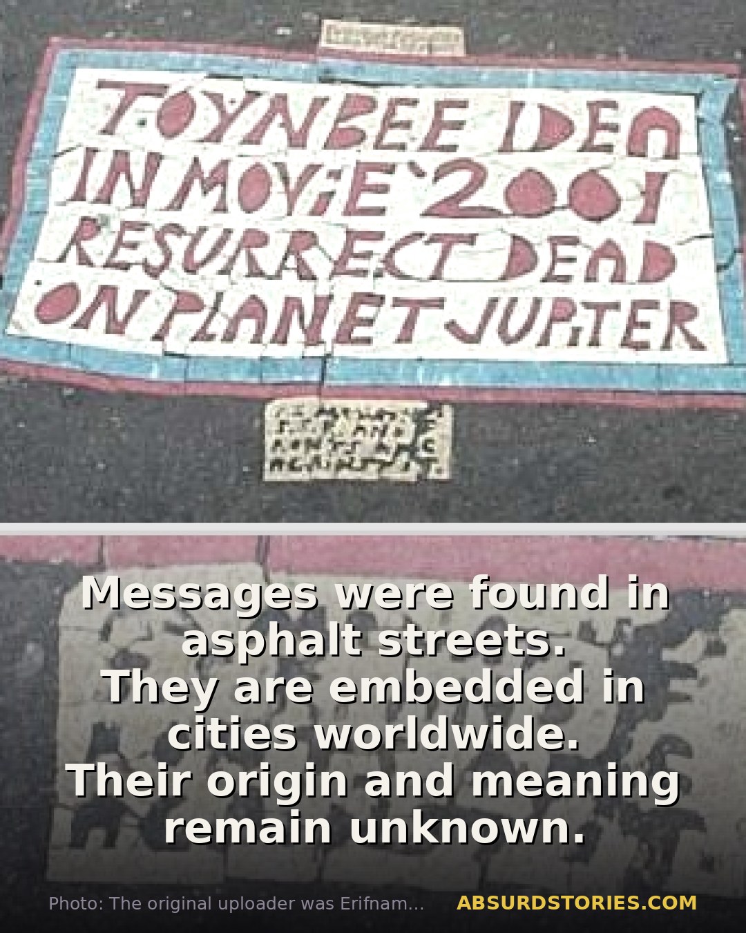 The mystery of the Toynbee tiles endures