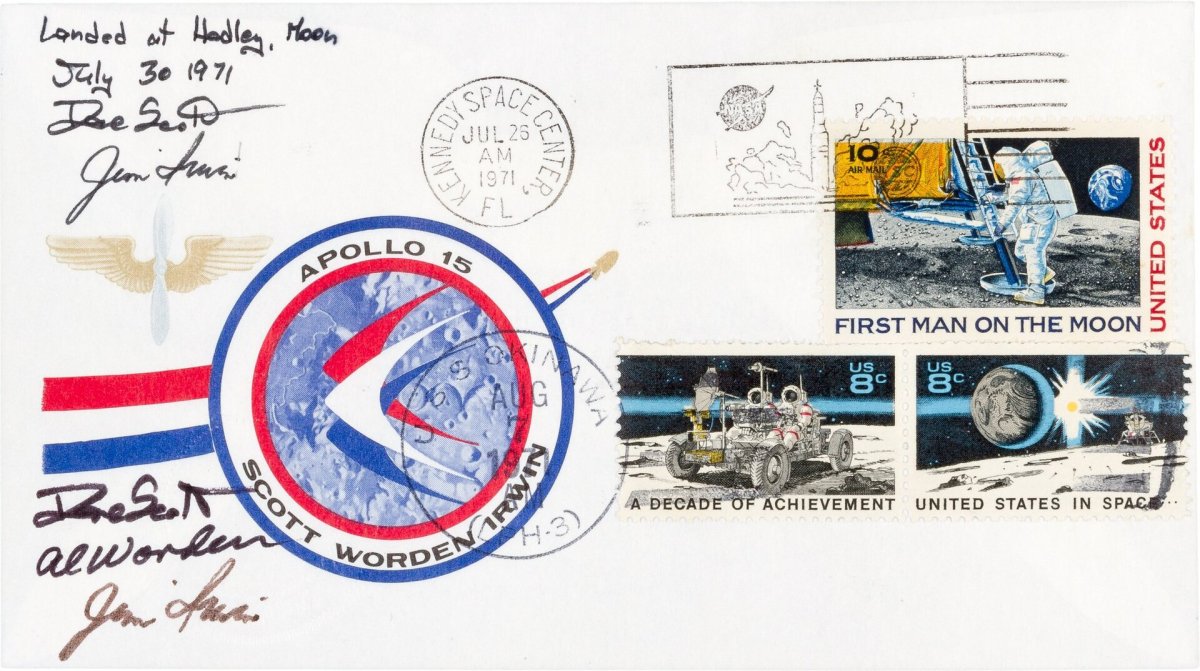 Apollo 15 astronauts caught in postal cover scandal