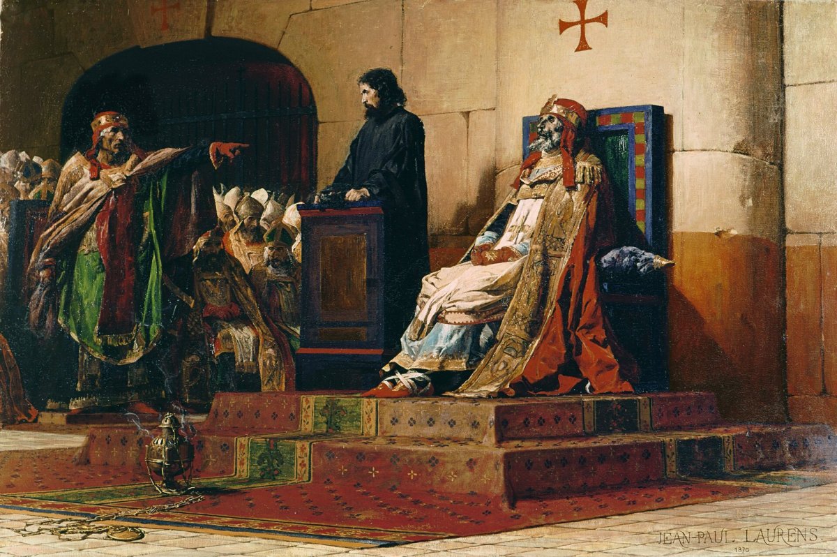 The trial of a pope who had already died