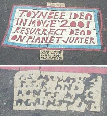 The mystery of the Toynbee tiles endures