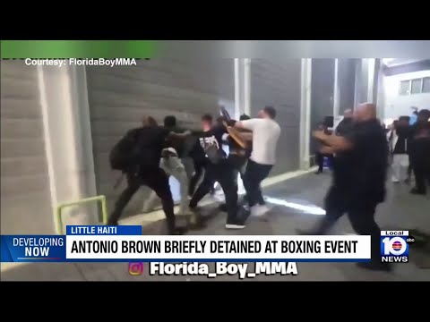 Former NFL Star Antonio Brown’s Chaotic Boxing Event Altercation